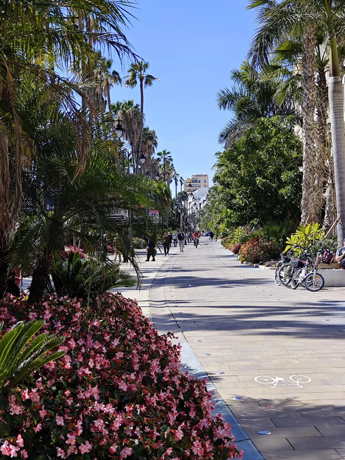 Seafront promenade of Estepona